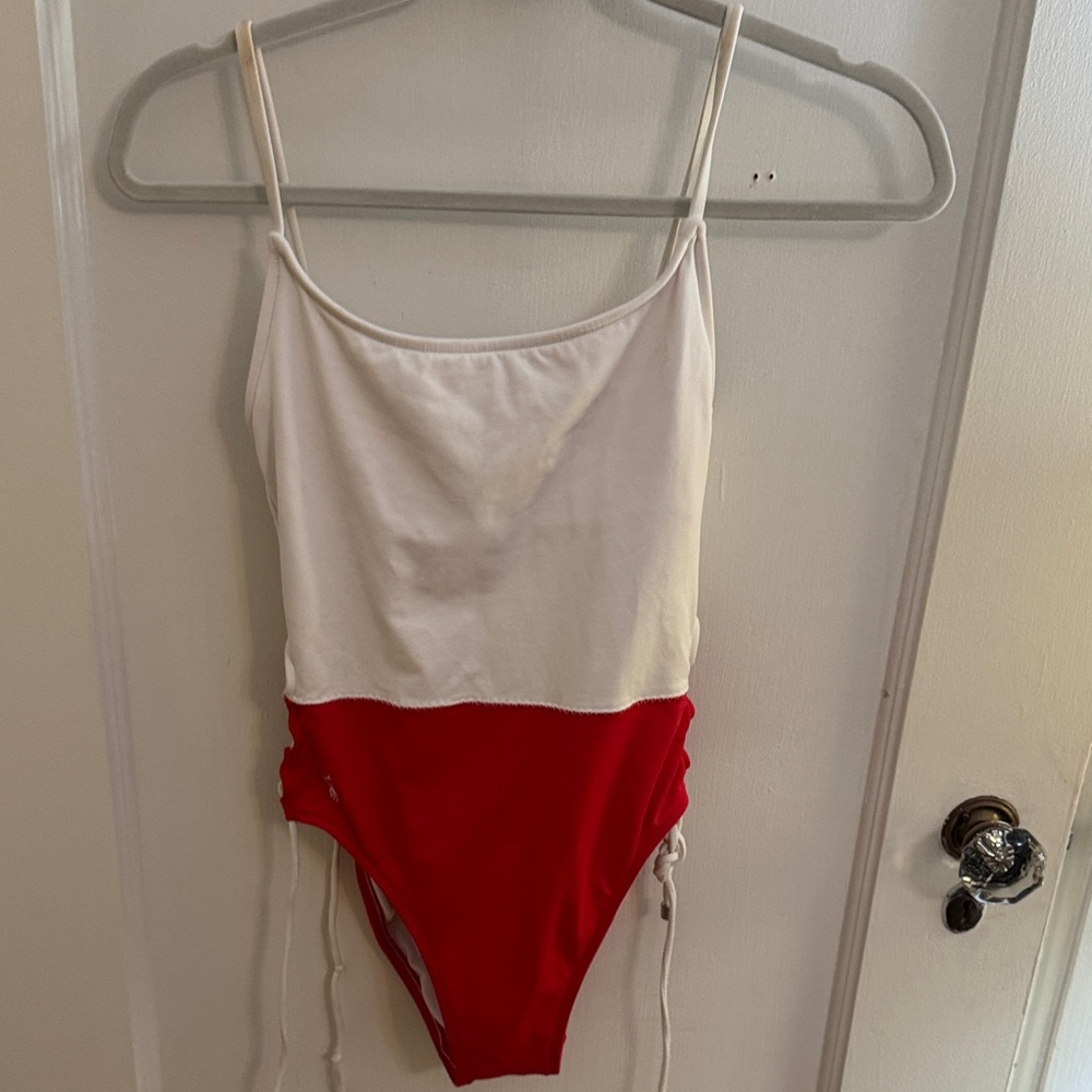 Polo by Ralph Lauren Red and White woman Bathing suit
